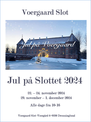 Jul på Voergaard Slot: Besøg Voergaard Slots historiske julemarked 